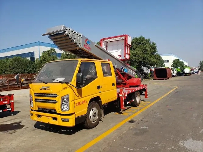 四川附近云梯车出租 砂石搬运